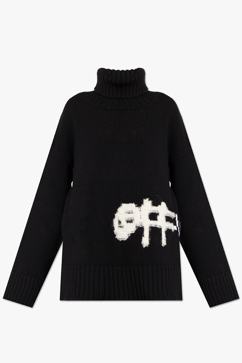 Off white turtleneck sweater women's hotsell